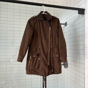 Zara Brown Fall Coat Size S